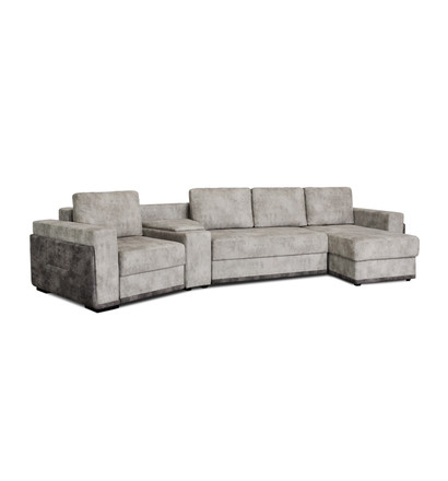 Угловой диван Федеро 1-3 (серый)